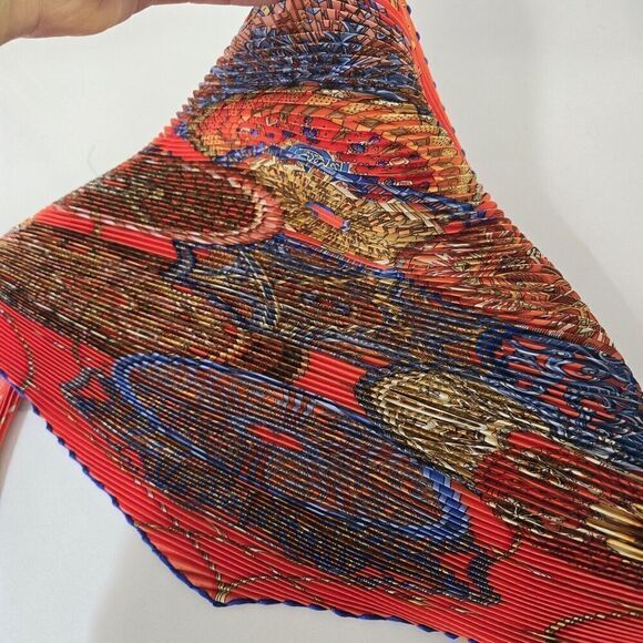 Hermes Pleated Scarf NEW - Picture 1 of 16
